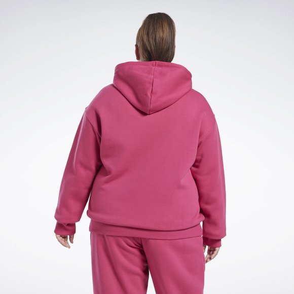 New REEBOK Plus Size Identity Logo Fleece Hoodie - Picture 3 of 9